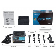Tápegység Seasonic G12 GM-750 750W 12cm ATX BOX 80+ Gold Moduláris SSR-750FM Tápegység Seasonic G12 GM-750 750W 12cm ATX BOX 80+ Gold Moduláris SSR-750FM