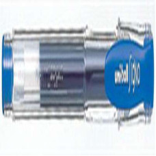 Zseléstoll, 0,3 mm, kupakos, UNI "UM-100 Signo Micro", kék