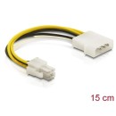DeLock Cable P4 male > Molex 4pin male 82391 DeLock Cable P4 male > Molex 4pin male 82391