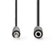 Nedis CAGL22050BK50 3,5mm jack hosszabító hábel, 3,5mm sztereo jack dugó - 3,5mm sztereo jack aljzat, hossz 5m CAGL22050BK50 Nedis CAGL22050BK50 3,5mm jack hosszabító hábel, 3,5mm sztereo jack dugó - 3,5mm sztereo jack aljzat, hossz 5m CAGL22050BK50