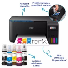 Epson EcoTank L3271 Wireless Tintasugaras Nyomtató/Másoló/Scanner C11CJ67435 Epson EcoTank L3271 Wireless Tintasugaras Nyomtató/Másoló/Scanner C11CJ67435