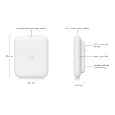 Ubiquiti UniFi U7 Pro Outdoor U7-PRO-OUTDOOR Ubiquiti UniFi U7 Pro Outdoor U7-PRO-OUTDOOR