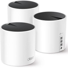 TP-Link Deco X55 AX3000 Whole Home Mesh WiFi 6 Unit System (3 Pack) White DECO X55(3-PACK) TP-Link Deco X55 AX3000 Whole Home Mesh WiFi 6 Unit System (3 Pack) White DECO X55(3-PACK)