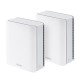 Asus ZenWiFi BT8 Tri-Band WiFi 7 Router (2 pack) White 90IG0930-MO3B20 Asus ZenWiFi BT8 Tri-Band WiFi 7 Router (2 pack) White 90IG0930-MO3B20