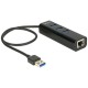 DeLock USB 3.0 Hub 3 Port + 1 Port Gigabit LAN 10/100/1000 Mbps 62653 DeLock USB 3.0 Hub 3 Port + 1 Port Gigabit LAN 10/100/1000 Mbps 62653