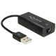 DeLock USB 2.0 > LAN 10/100 Mbps Adapter 62595 DeLock USB 2.0 > LAN 10/100 Mbps Adapter 62595