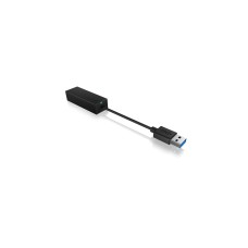Raidsonic IcyBox IB-AC501a USB 3.0 to Gigabit Ethernet Adapter Black IB-AC501A