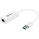 Sandberg USB3.0 Gigabit Network Adapter White 133-90 Sandberg USB3.0 Gigabit Network Adapter White 133-90