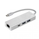 Hama USB 3.2 GEN1 TYPE-C HUB (2 USB, 1 USB TYPE-C) +LAN 00200108 Hama USB 3.2 GEN1 TYPE-C HUB (2 USB, 1 USB TYPE-C) +LAN 00200108