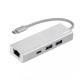 Hama USB 3.2 GEN1 TYPE-C HUB (2 USB, 1 USB TYPE-C) +LAN 00200108 Hama USB 3.2 GEN1 TYPE-C HUB (2 USB, 1 USB TYPE-C) +LAN 00200108