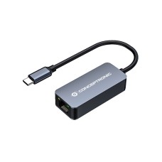 Conceptronic  ABBY12GC 2.5G Ethernet USB 3.2 Gen 1 Adapter Wake-on-LAN Compatible with Nintendo Switch ABBY12GC