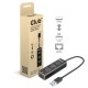 Club3D USB 3.2 Gen1 Type-A 3 Ports Hub with Gigabit Ethernet Black CSV-1430A Club3D USB 3.2 Gen1 Type-A 3 Ports Hub with Gigabit Ethernet Black CSV-1430A