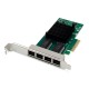 Digitus 4 port Gigabit Ethernet network card RJ45 PCI Express Intel I350 DN-10114 Digitus 4 port Gigabit Ethernet network card RJ45 PCI Express Intel I350 DN-10114