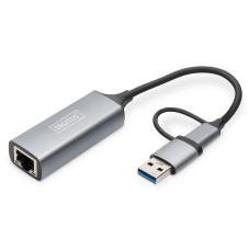 Digitus USB Type-C Ethernet Adapter 2,5G DN-3028 Digitus USB Type-C Ethernet Adapter 2,5G DN-3028