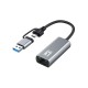LevelOne USB-0423 2.5 Gigabit Ethernet 2-in-1 USB-C/A Network Adapter USB-0423 LevelOne USB-0423 2.5 Gigabit Ethernet 2-in-1 USB-C/A Network Adapter USB-0423