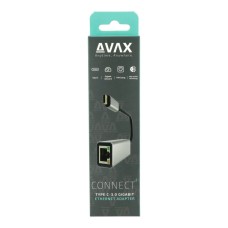 Avax AD604 CONNECT+ Type C 3.0 - Gigabit Ethernet adapter alum&iacute;nium 5999574480606