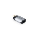Dicota USB-C to Ethernet Mini Adapter with PD (100W) Silver D32048 Dicota USB-C to Ethernet Mini Adapter with PD (100W) Silver D32048