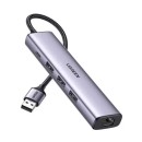 UGREEN USB-A / USB-C Docking Station Grey 60554 UGREEN USB-A / USB-C Docking Station Grey 60554