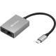Sandberg USB-C Gigabit Adapter Aluminum Silver 136-60 Sandberg USB-C Gigabit Adapter Aluminum Silver 136-60