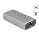 DeLock USB 40 Gbps USB Type-C Network Adapter 10 Gigabit LAN 1xRJ45 64349 DeLock USB 40 Gbps USB Type-C Network Adapter 10 Gigabit LAN 1xRJ45 64349