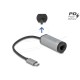 DeLock USB Type-C Adapter to Gigabit LAN with Power Delivery port Grey 64116 DeLock USB Type-C Adapter to Gigabit LAN with Power Delivery port Grey 64116