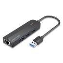 Vention USB3.0 Hub + Gigabit Ethernet adapter Grey CHNBB Vention USB3.0 Hub + Gigabit Ethernet adapter Grey CHNBB
