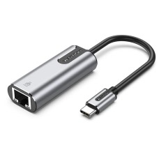 Vention USB-C to Gigabit Ethernet Adapter Grey CFNHB Vention USB-C to Gigabit Ethernet Adapter Grey CFNHB