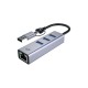 Conceptronic  ABBY25G USB-C to Gigabit Network Adapter with 3-Port USB Hub ABBY25G