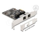 DeLock PCI Express Network Card Gigabit LAN 2xRJ45 88615 DeLock PCI Express Network Card Gigabit LAN 2xRJ45 88615