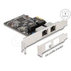 DeLock PCI Express Network Card Gigabit LAN 2xRJ45 88615 DeLock PCI Express Network Card Gigabit LAN 2xRJ45 88615