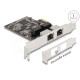 DeLock PCI Express Network Card Gigabit LAN 2xRJ45 88615 DeLock PCI Express Network Card Gigabit LAN 2xRJ45 88615