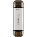 Transcend 512GB USB3.0/USB Type-C ESD310C Silver TS512GESD310S Transcend 512GB USB3.0/USB Type-C ESD310C Silver TS512GESD310S
