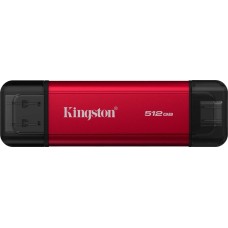 Kingston 512GB USB3.2 Dual Portable SSD Red SPSD/512GB Kingston 512GB USB3.2 Dual Portable SSD Red SPSD/512GB
