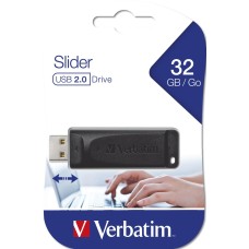 Verbatim 32GB Slider USB2.0 Black 98697