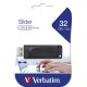 Verbatim 32GB Slider USB2.0 Black 98697