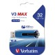 Verbatim 32GB V3 MAX USB3.0 Blue 49806