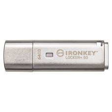 Kingston 64GB Ironkey Locker+50 USB3.2 Silver IKLP50/64GB