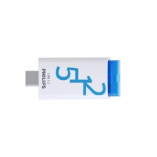 Philips 512GB USB 3.2 Type-C Ocean Blue PH142152 Philips 512GB USB 3.2 Type-C Ocean Blue PH142152