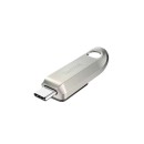 Sandisk 256GB Ultra Luxe USB3.2 Type-C Flash Drive Silver 00220088