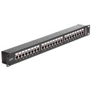 DeLock 24-port Patch Panel 1U Black 43295 DeLock 24-port Patch Panel 1U Black 43295