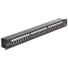 DeLock 24-port Patch Panel 1U Black 43295 DeLock 24-port Patch Panel 1U Black 43295