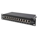 Digitus 12-port Patch Panel 1U Black DN-91612S-EA
