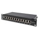 Digitus 12-port Patch Panel 1U Black DN-91612S-EA Digitus 12-port Patch Panel 1U Black DN-91612S-EA