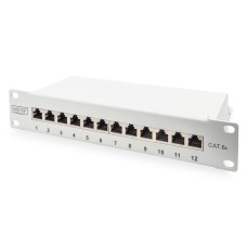 Digitus 12-port Patch Panel 1U Grey DN-91612S-EA-G Digitus 12-port Patch Panel 1U Grey DN-91612S-EA-G