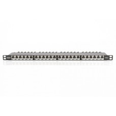 Digitus 24-port Patch Panel 0,5U Black DN-91624S-SL-EA Digitus 24-port Patch Panel 0,5U Black DN-91624S-SL-EA