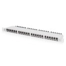 Digitus 24-port Patch Panel 0,5U Grey DN-91624S-SL-EA-G Digitus 24-port Patch Panel 0,5U Grey DN-91624S-SL-EA-G