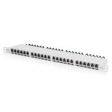 Digitus 24-port Patch Panel 0,5U Grey DN-91624S-SL-EA-G Digitus 24-port Patch Panel 0,5U Grey DN-91624S-SL-EA-G