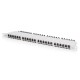 Digitus 24-port Patch Panel 0,5U Grey DN-91624S-SL-EA-G Digitus 24-port Patch Panel 0,5U Grey DN-91624S-SL-EA-G
