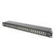 Digitus 24-port Patch Panel 1U Black DN-91624S-EA-B Digitus 24-port Patch Panel 1U Black DN-91624S-EA-B