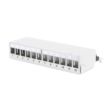 Digitus 12-port Patch Panel 1U Grey DN-93706 Digitus 12-port Patch Panel 1U Grey DN-93706